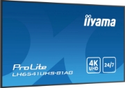 Picture of iiyama LH6541UHS-B1AG Signage Display 163.8 cm (64.5") LCD 500 cd/m² 4K Ultra HD Black 24/7