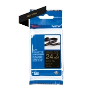Picture of Brother TZE-R354 label-making tape Gold on black