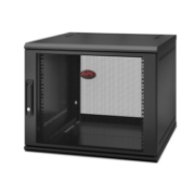 Picture of APC NetShelter WX AR109SH6, 9U, 19 inch patch cabinet, Wall mount, Pre-assembled, 600MM deep
