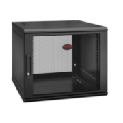 Picture of APC NetShelter WX AR109SH6, 9U, 19 inch patch cabinet, Wall mount, Pre-assembled, 600MM deep