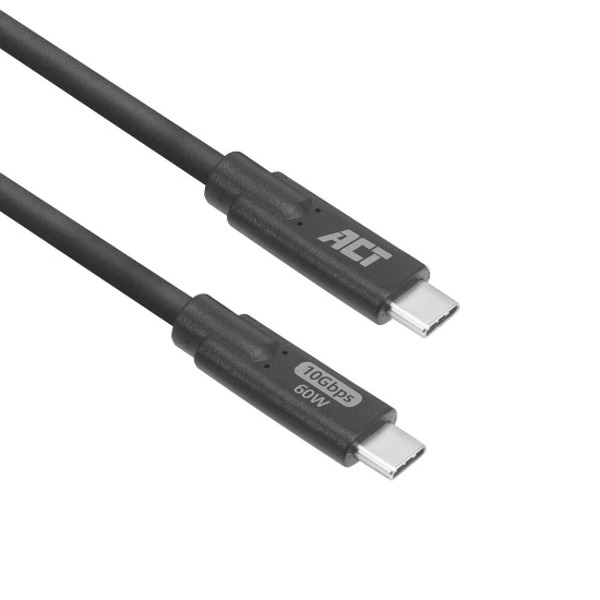 Picture of ACT USB 3.0 10Gbps 60W USB Type-C Cable, 3 meters
