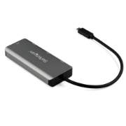 Picture of StarTech.com 4 Port USB C Hub w/ 2x USB A & 2x USB C - SuperSpeed 10Gbps USB Type-C 3.1/3.2 Gen 2 Hub - USB Bus Powered - Portable USB-C to USB Adapter Hub - Aluminum - 25cm(9.8") Cable~4 Port USB C Hub w/ 2x USB A & 2x USB C - SuperSpeed 10Gbps USB Type-C 3.2 Gen 2 Hub - USB Bus Powered - Portable USB-C to USB Adapter Hub - Aluminum - 9.8" (25cm) Cable