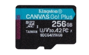 Picture of Kingston Technology 256GB microSDXC Canvas Go Plus Gen4 200MB/s A2 U3 V30 Card + Adapter