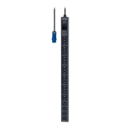 Picture of APC Easy Rack PDU, Basic, 0U, 1 Phase, 3.7kW, 230V, 16A, 20 x C13 and 4 x C19 outlets, IEC60309 2P+E inlet