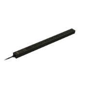 Picture of APC Easy Rack PDU, Basic, 0U, 1 Phase, 3.7kW, 230V, 16A, 20 x C13 and 4 x C19 outlets, IEC60309 2P+E inlet