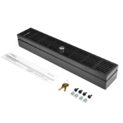 Picture of StarTech.com 2U Rack Mount Security Cover - Hinged Locking Rack Panel/ Cage/Door for Physical Security/ Access Control of 19" Server Rack & Network Cabinet - Assembled w/Mounting Hardware