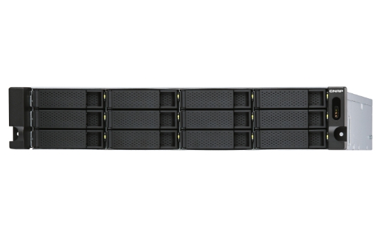 Picture of QNAP TL-R1200S-RP storage drive enclosure HDD/SSD enclosure Black, Grey 2.5/3.5"