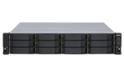 Picture of QNAP TL-R1200S-RP storage drive enclosure HDD/SSD enclosure Black, Grey 2.5/3.5"