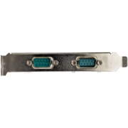 Picture of StarTech.com 2-port PCI Express RS232 Serial Adapter Card - PCIe RS232 Serial Host Controller Card - PCIe to Dual Serial DB9 Card - 16950 UART - Expansion Card - Windows & Linux