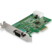Picture of StarTech.com 4-port PCI Express RS232 Serial Adapter Card - PCIe RS232 Serial Host Controller Card - PCIe to Serial DB9 Card - 16950 UART - Expansion Card - Windows/Linux