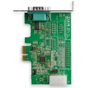 Picture of StarTech.com 4-port PCI Express RS232 Serial Adapter Card - PCIe RS232 Serial Host Controller Card - PCIe to Serial DB9 Card - 16950 UART - Expansion Card - Windows/Linux