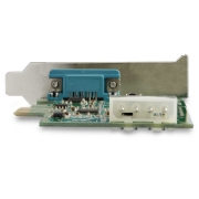 Picture of StarTech.com 4-port PCI Express RS232 Serial Adapter Card - PCIe RS232 Serial Host Controller Card - PCIe to Serial DB9 Card - 16950 UART - Expansion Card - Windows/Linux
