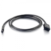 Picture of C2G 3ft USB-C to C 3.1 (Gen 1) Male to Female Extension Cable (5Gbps)