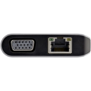 Picture of StarTech.com USB C Multiport Adapter - USB-C Mini Travel Dock w/ 4K HDMI or 1080p VGA - 3x USB 3.0 Hub, SD, GbE, Audio, 100W PD Pass-Through - Portable Docking Station for Laptop/Tablet