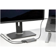 Picture of StarTech.com USB C Multiport Adapter - USB-C Mini Travel Dock w/ 4K HDMI or 1080p VGA - 3x USB 3.0 Hub, SD, GbE, Audio, 100W PD Pass-Through - Portable Docking Station for Laptop/Tablet
