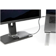 Picture of StarTech.com USB C Multiport Adapter - USB-C Mini Travel Dock w/ 4K HDMI or 1080p VGA - 3x USB 3.0 Hub, SD, GbE, Audio, 100W PD Pass-Through - Portable Docking Station for Laptop/Tablet
