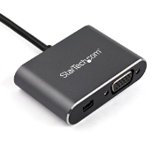Image de StarTech.com Adaptateur multiport USB-C vers Mini DisplayPort ou VGA - Adaptateur vidéo 2-en-1 - 4K 60 Hz