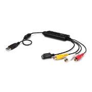 Picture of StarTech.com USB Video Capture Adapter Cable - S-Video/Composite to USB 2.0 SD Video Capture Device Cable - TWAIN Support - Analog to Digital Converter for Media Storage - Windows Only