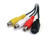 Picture of StarTech.com USB Video Capture Adapter Cable - S-Video/Composite to USB 2.0 SD Video Capture Device Cable - TWAIN Support - Analog to Digital Converter for Media Storage - Windows Only