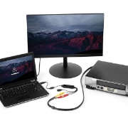 Picture of StarTech.com USB Video Capture Adapter Cable - S-Video/Composite to USB 2.0 SD Video Capture Device Cable - TWAIN Support - Analog to Digital Converter for Media Storage - Windows Only