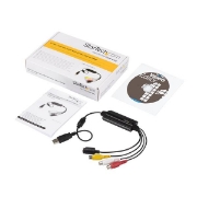 Picture of StarTech.com USB Video Capture Adapter Cable - S-Video/Composite to USB 2.0 SD Video Capture Device Cable - TWAIN Support - Analog to Digital Converter for Media Storage - Windows Only