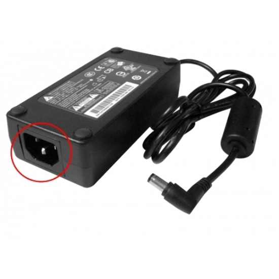Picture of QNAP PWR-ADAPTER-90W-A01 power adapter/inverter Indoor Black