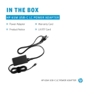 Picture of HP 65W USB-C LC Power Adapter