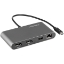 Picture of StarTech.com Thunderbolt 3 Mini Dock - Portable Dual Monitor Docking Station with DP 4K 60Hz, 1x USB-A Hub (USB 3.0/5 Gbps), GbE - 11in/28cm Cable - TB3 Multiport Adapter - Mac/Windows