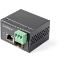 Image de StarTech.com Convertisseur Fibre RJ45 PoE+ Industriel 30W - SFP vers RJ45 - Gigabit Fibre Optique Mono Mode/Multi Mode vers Cuivre - Mini Boîtier IP-30 Durable / -40 à +75°C