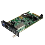 Picture of StarTech.com Gigabit Ethernet Fiber Media Converter Card Module with Open SFP Slot