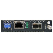 Picture of StarTech.com Gigabit Ethernet Fiber Media Converter Card Module with Open SFP Slot