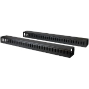 Picture of StarTech.com Vertical Cable Organizer with Finger Ducts - 0U - 6 ft.