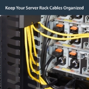 Picture of StarTech.com Vertical Cable Organizer with Finger Ducts - 0U - 6 ft.