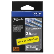 Picture of Brother TZE-SL661 label-making tape Black on yellow