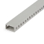 Image de StarTech.com Chemin de Câbles PVC avec Couvercle - 50mm W x 25mm H - Longueur 2m - Slots Parallels 8mm, Goulotte Cache Câble Murale Câble Réseau PVC, max. 20 câbles, Homologué UL
