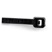 Picture of StarTech.com 4"(10cm) Cable Ties - 1/16"(2mm) wide, 7/8"(22mm) Bundle Diameter, 18lb(8kg) Tensile Strength, Nylon Self Locking Zip Ties with Curved Tip - 94V-2/UL Listed, 100 Pack - Black