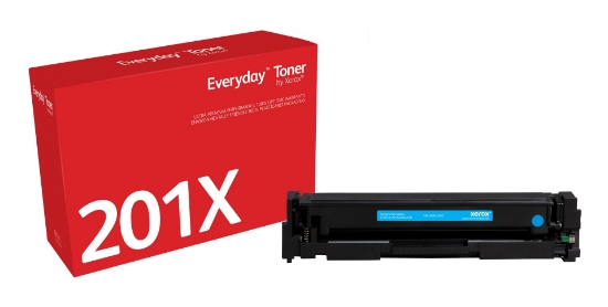 Picture of Everyday ™ Cyan Toner by Xerox compatible with HP 201X (CF401X), High capacity