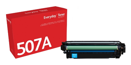 Picture of Everyday ™ Cyan Toner by Xerox compatible with HP 507A (CE401A), Standard capacity