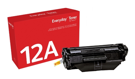 Picture of Everyday ™ Black Toner by Xerox compatible with HP 12A (Q2612A), Standard capacity