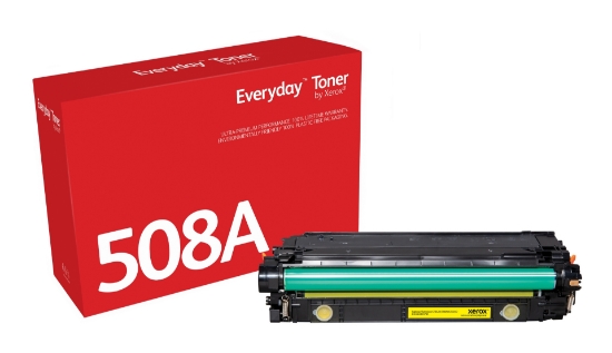 Picture of Everyday ™ Yellow Toner by Xerox compatible with HP 508A (CF362A), Standard capacity