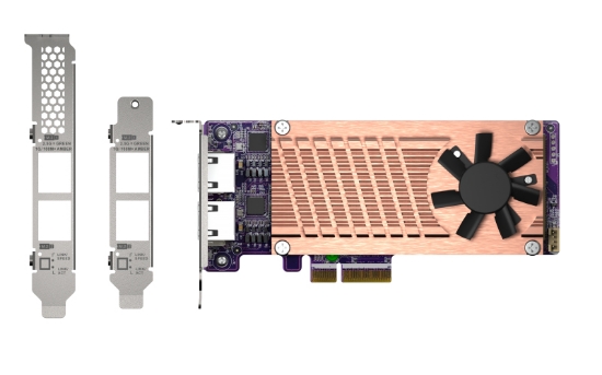 Picture of QNAP QM2-2P2G2T network card Internal Ethernet 2500 Mbit/s