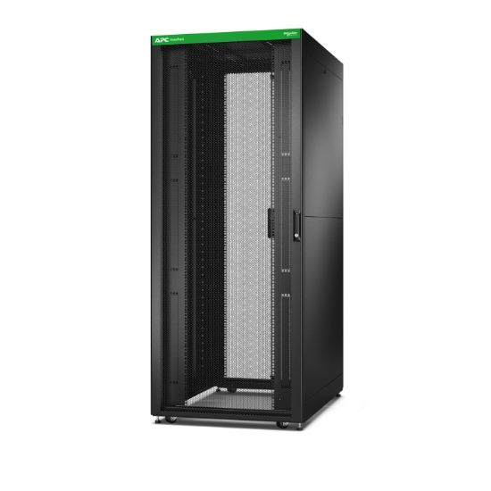 Picture of APC Easy Rack, 42U, Black, With Roof, Castors, Feet, 4 Brackets, and Side Panels, No Bottom, 1991H x 800W x 1100D mm