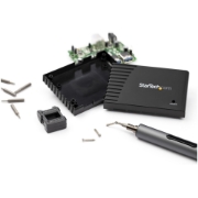 Picture of StarTech.com 20-Bit Electric Precision Screwdriver Set - Portable/Mini Battery Powered Bit Driver Kit for Electronic, Laptop, Computer, Tablet & Phone Repairs - Magnetic - Cordless
