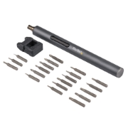 Picture of StarTech.com 20-Bit Electric Precision Screwdriver Set - Portable/Mini Battery Powered Bit Driver Kit for Electronic, Laptop, Computer, Tablet & Phone Repairs - Magnetic - Cordless