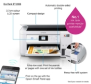 Picture of Epson EcoTank ET-2856 Inkjet A4 5760 x 1440 DPI 33 ppm Wi-Fi
