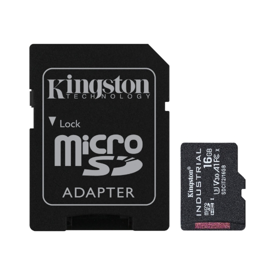Picture of Kingston Technology Industrial 16 GB MicroSDHC UHS-I Class 10
