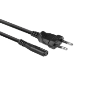 Picture of ACT Powercord Euro male - C7 female black 1.5 m