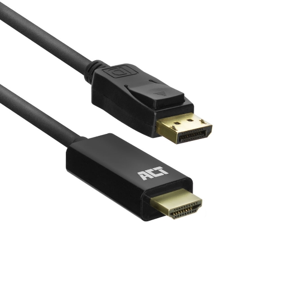 Picture of ACT DisplayPort to HDMI adapter cable, 1.8 m