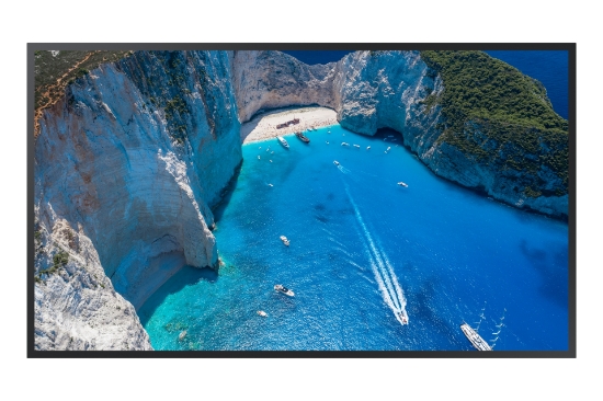 Picture of Samsung OM75A Digital signage flat panel 190.5 cm (75") LCD Wi-Fi 4000 cd/m² 4K Ultra HD Black Built-in processor Tizen 5.0 24/7