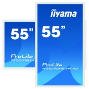 Picture of iiyama ProLite TF5539UHSC-W1AG computer monitor 139.7 cm (55") 3840 x 2160 pixels 4K Ultra HD LED Touchscreen Multi-user White